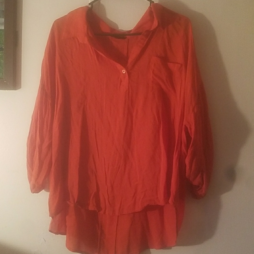 Orange Blause